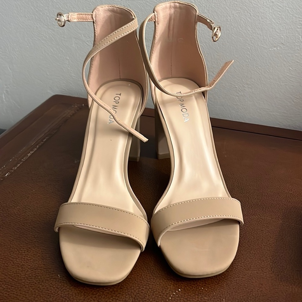 Top Moda ankle strap heels